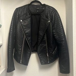 A faux Leather Jacket